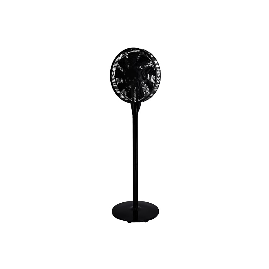 Stojanový ventilátor 25W/230V 130 cm čierny + diaľkové ovládanie