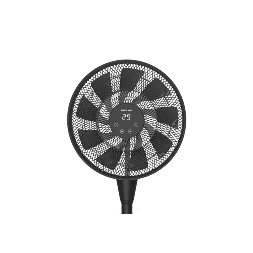 Stojanový ventilátor 25W/230V 130 cm čierny + diaľkové ovládanie
