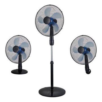 Stojanový ventilátor 3 v 1 50W/230V pr. 40 cm čierna