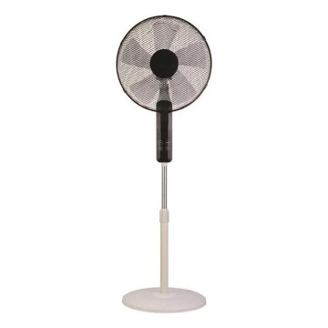Stojanový ventilátor 60 W/230 V, priemer 40 cm, biely/čierny