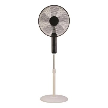 Stojanový ventilátor 60W/230V 135 cm biela/čierna + diaľkové ovládanie