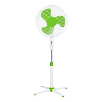 Stojanový ventilátor 60W/230V pr. 40 cm biely/zelený