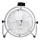 Stojanový ventilátor 90W/230V Ø 45 cm strieborný + diaľkové ovládanie