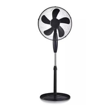 Stojanový ventilátor, priemer 43 cm, 55 W / 230 V, čierny