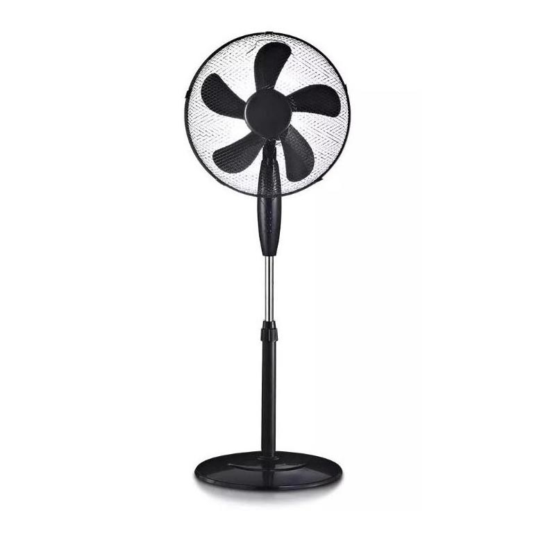 Stojanový ventilátor, priemer 43 cm, 55 W / 230 V, čierny