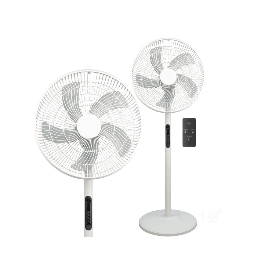 Stojanový ventilátor VIENTO-R 40W/230V biely + diaľkové ovládanie