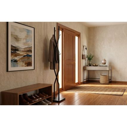 Stojanový vešiak 180x40 cm LARB čierny