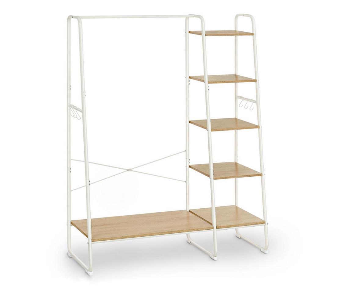 Stojanový vešiak LINEA biela/hnedá RGR116W09V1