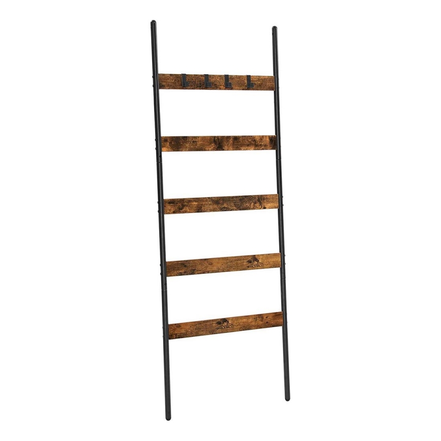 Stojanový vešiak NAVARO hnedá/čierna