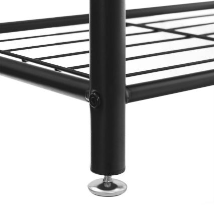 Stojanový vešiak NAVOR hnedý/čierny