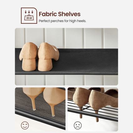 Stojanový vešiak NAVOR hnedý/čierny