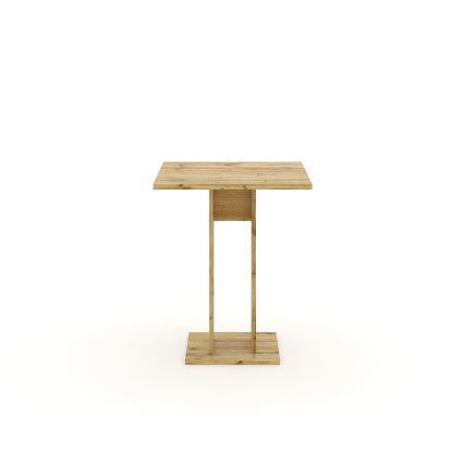 Stôl STRAPO 68x68 cm  dub wotan