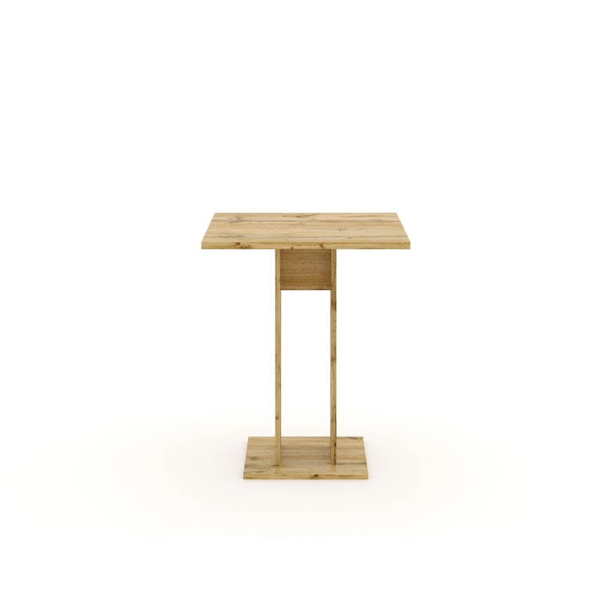 Stôl STRAPO 68x68 cm  dub wotan