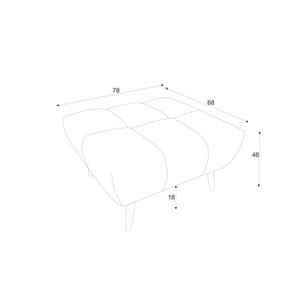 Stolička ALBA sivá