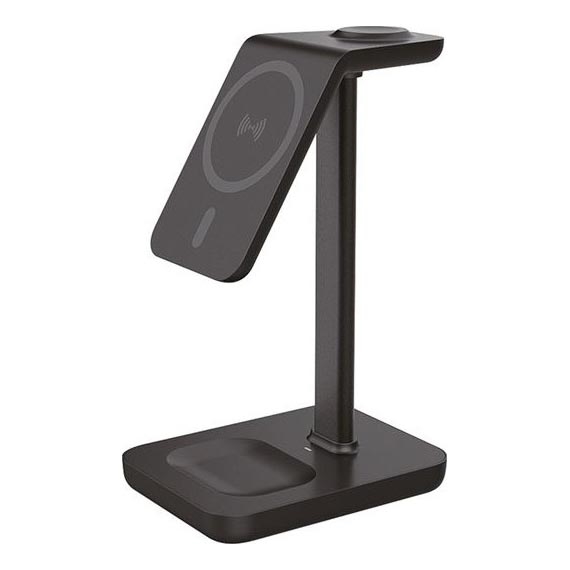 Stolná bezdrôtová nabíjačka 3 v 1, 23 W