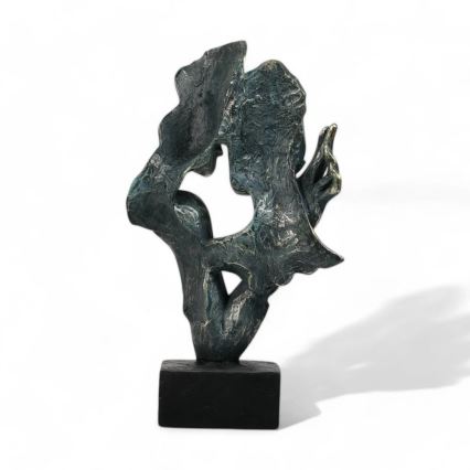 Stolná dekorácia 31,5x9,5x19 cm pryskyřice/patina