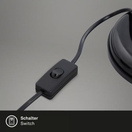 Stolná lampa 1xE14/25W/230V čierna