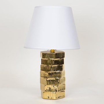 Stolná lampa 1xE14/40W/230V biela/zlatá