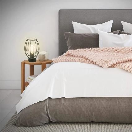 Stolná lampa 1xE27/25W/230V čierna