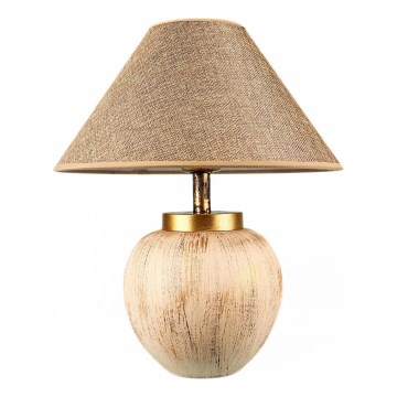 Stolná lampa 1xE27/40W/230V béžová