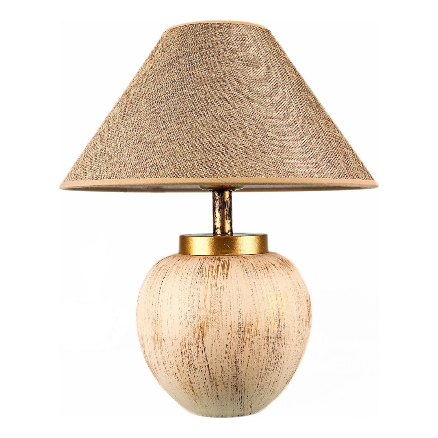 Stolná lampa 1xE27/40W/230V béžová