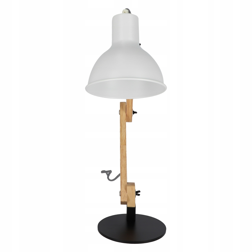 Stolná lampa 1xE27/40W/230V biela/čierna