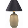 Stolná lampa 1xE27/40W/230V čierna/béžová