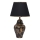 Stolná lampa 1xE27/40W/230V čierna