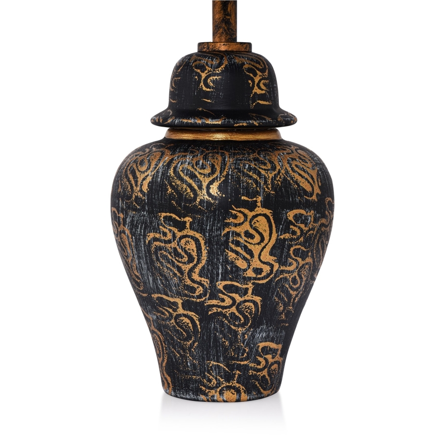 Stolná lampa 1xE27/40W/230V čierna