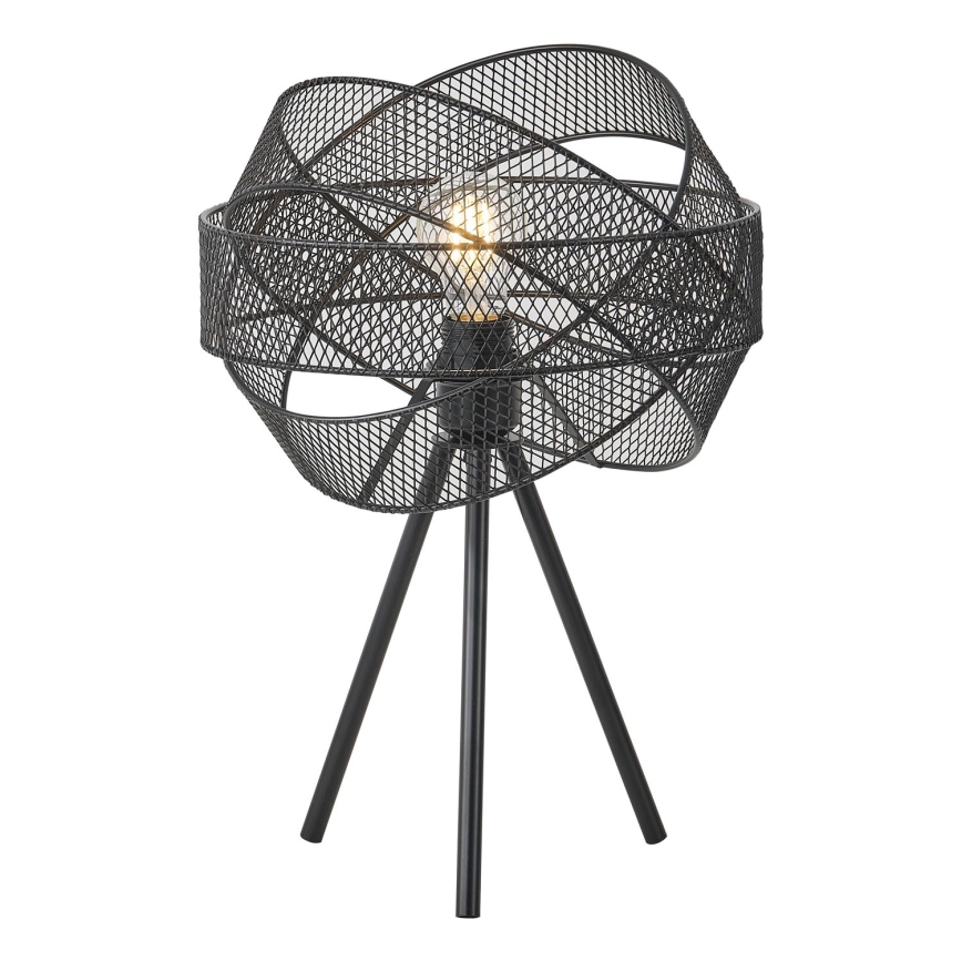 Stolná lampa 1xE27/40W/230V čierna