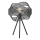 Stolná lampa 1xE27/40W/230V čierna