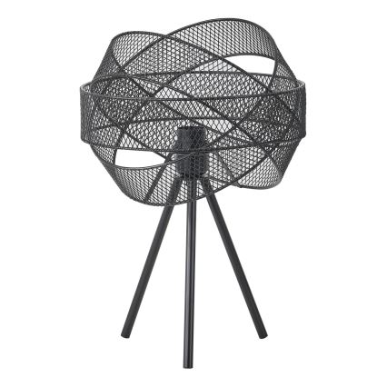 Stolná lampa 1xE27/40W/230V čierna