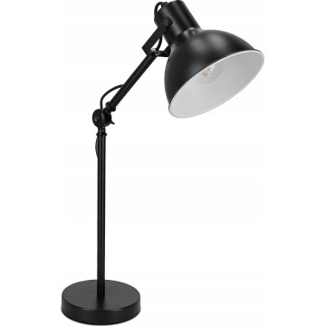 Stolná lampa 1xE27/40W/230V čierna
