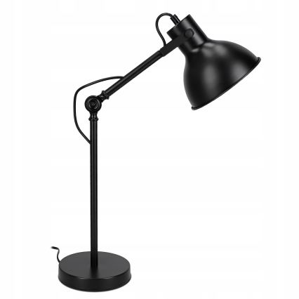 Stolná lampa 1xE27/40W/230V čierna