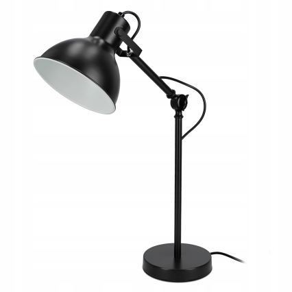 Stolná lampa 1xE27/40W/230V čierna