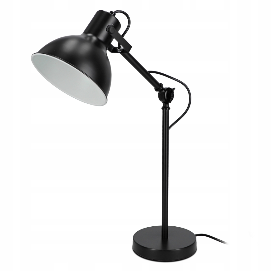 Stolná lampa 1xE27/40W/230V čierna