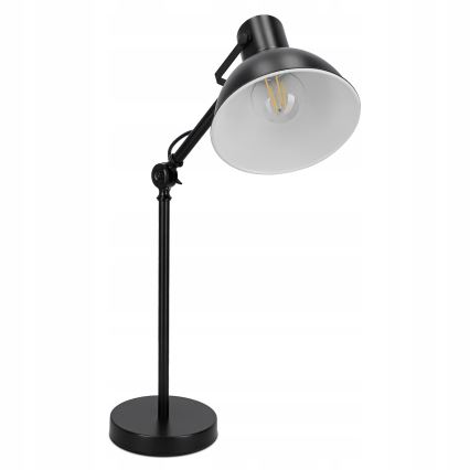Stolná lampa 1xE27/40W/230V čierna