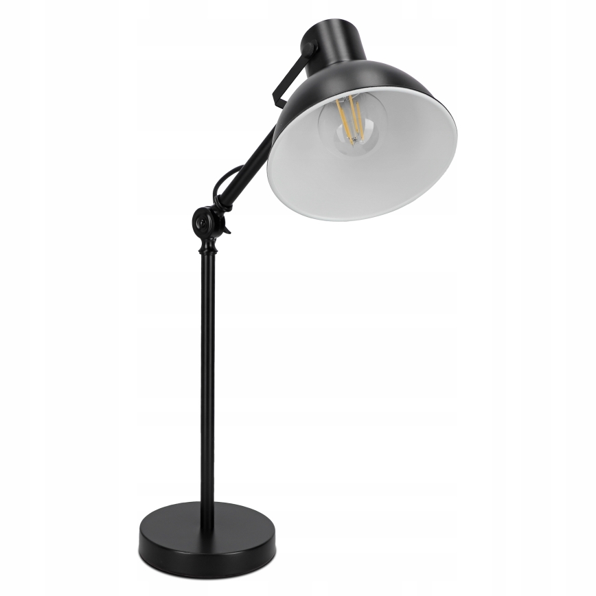 Stolná lampa 1xE27/40W/230V čierna