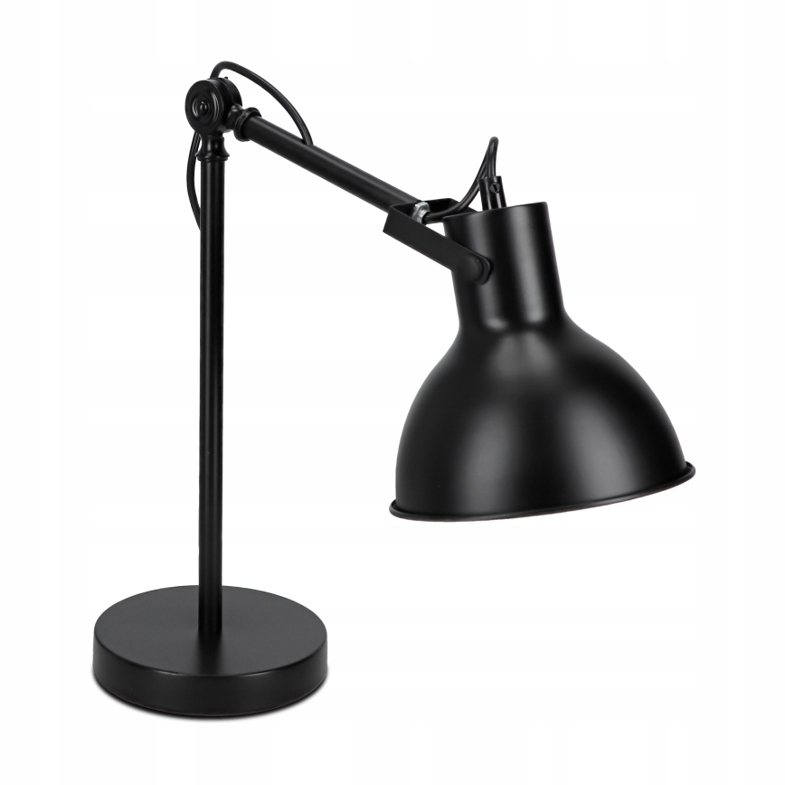 Stolná lampa 1xE27/40W/230V čierna