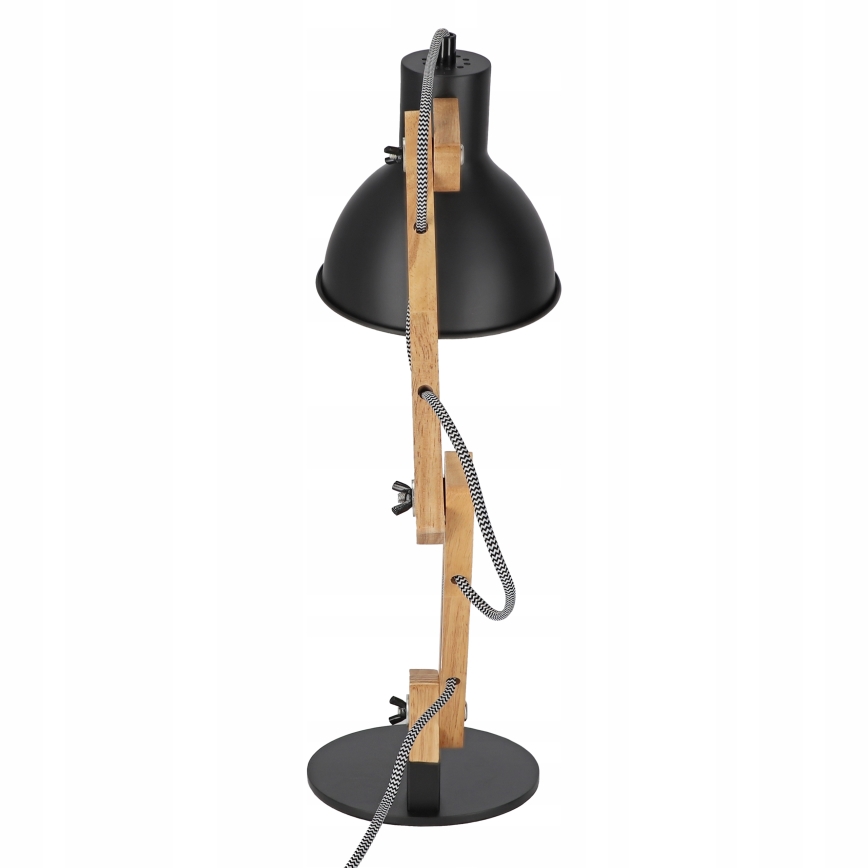 Stolná lampa 1xE27/40W/230V čierna