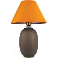 Stolná lampa 1xE27/40W/230V hnedá/oranžová
