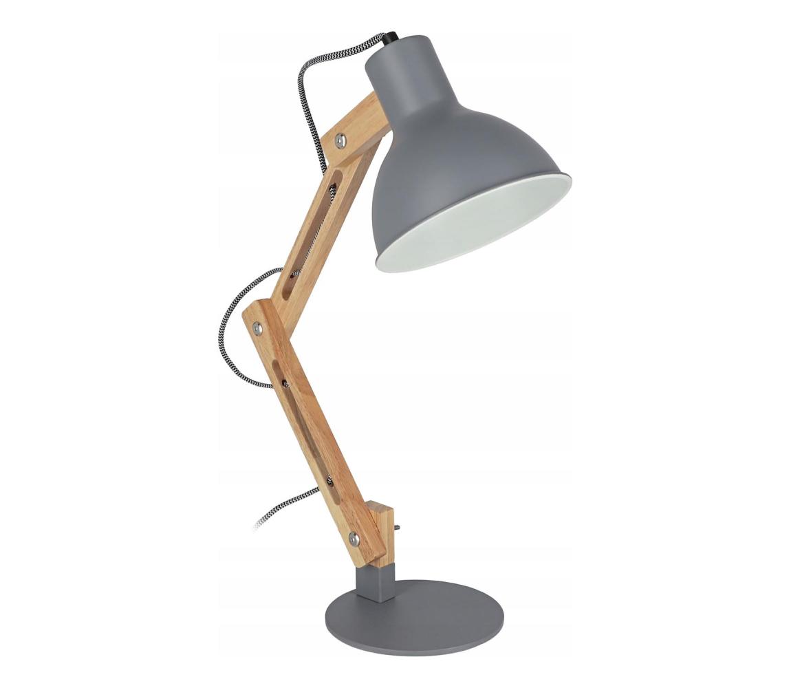 SmartLED Stolná lampa 1xE27/40W/230V sivá 7887
