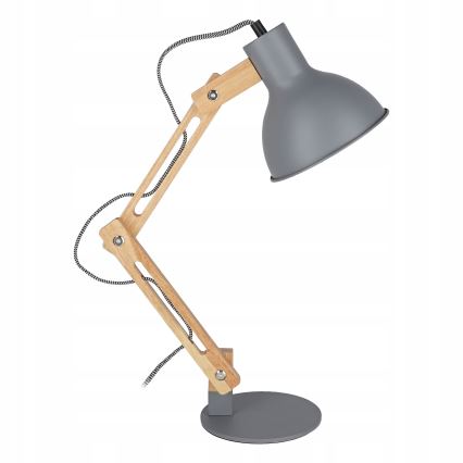 Stolná lampa 1xE27/40W/230V sivá