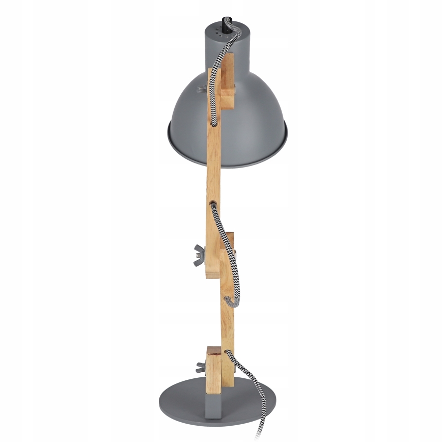 Stolná lampa 1xE27/40W/230V sivá