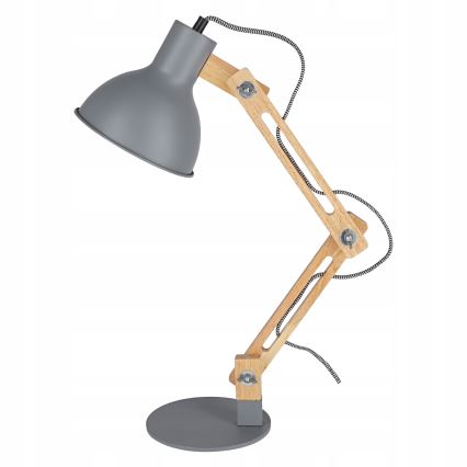 Stolná lampa 1xE27/40W/230V sivá