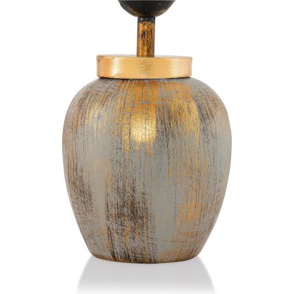 Stolná lampa 1xE27/40W/230V zlatá/béžová