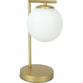 Stolná lampa 1xE27/40W/230V zlatá/biela