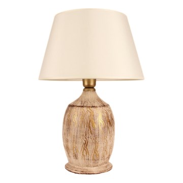 Stolná lampa 1xE27/40W/230V zlatá