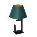 Stolná lampa 1xE27/60W/230V 45 cm zelená/zlatá