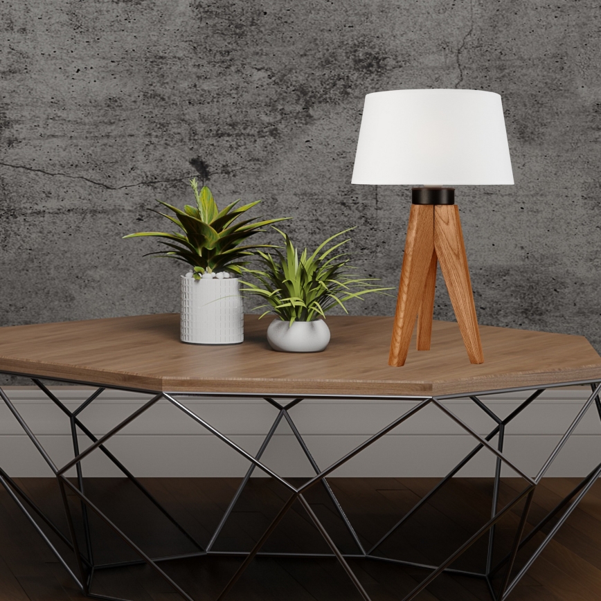 Stolná lampa AIDA 1xE27/60W/230V dub